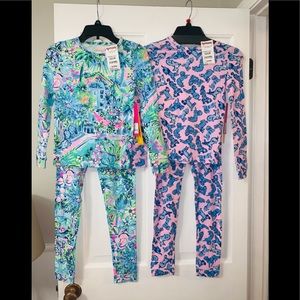 Set of 2 NWT Lilly Pulitzer Pajamas, size 10